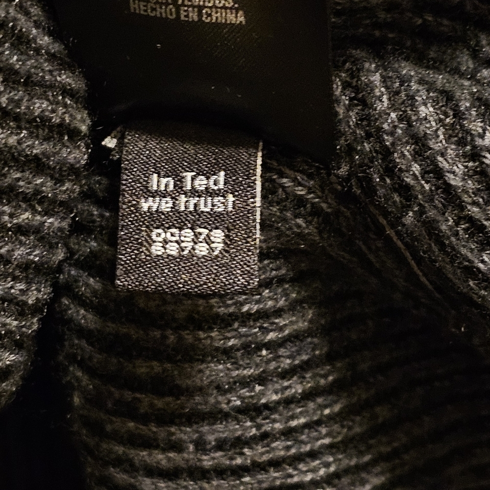 Ted Baker London Gray Stach Quarter Zip Sweater - Size 5 (XL) - Picture 7 of 13